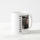 Modern Photo Boy Afstuderen Koffiemok (Voorkant rechts)