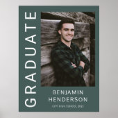 Modern Photo Boy Afstuderen Poster (Voorkant)
