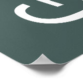 Modern Photo Boy Afstuderen Poster (Hoek)