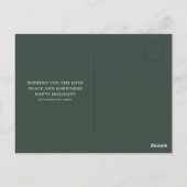 Modern Photo Christmas Briefkaart (Achterkant)