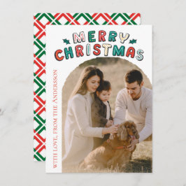 Modern Photo Christmas Feestdagenkaart