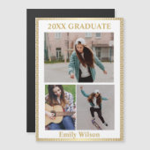 Modern Photo Class of 20XX Graduation Announcement (Voorkant / Achterkant)