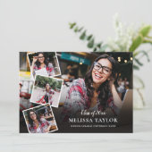 Modern Photo Collage Afstuderen Aankondiging (Staand voorkant)