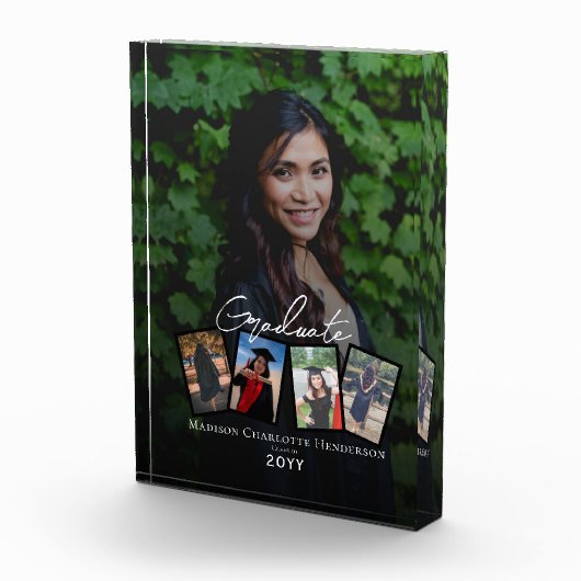 Modern Photo Collage Afstuderen Photo Block Fotoblokken (Rechts)