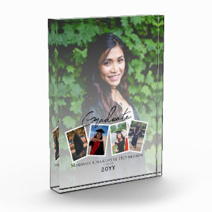 Modern Photo Collage Afstuderen   Wit Fotoblokken