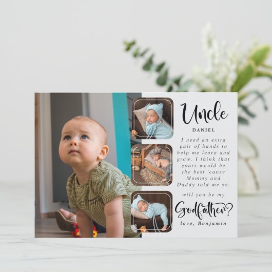 Modern Photo Collage Godfather-voorstel (Staand voorkant)