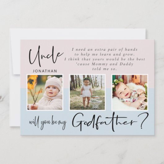 Modern Photo Collage Godfather-voorstel (Voorkant)