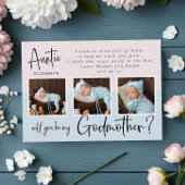 Modern Photo Collage Godmoeder-voorstel