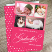 Modern Photo Collage Godmoeder-voorstel