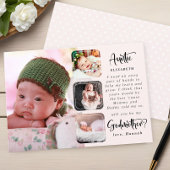 Modern Photo Collage Godmoeder-voorstel