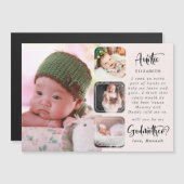 Modern Photo Collage Godmoeder-voorstel (Voorkant / Achterkant)