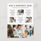 Modern Photo Collage Holiday Briefkaart (Voorkant)