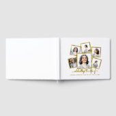 Modern Photo Collage Memorial voor begrafenis Gastenboek (Volledig)