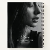 Modern Photo Collage Personalized Sketchbook  Notitieboek (Achterkant)
