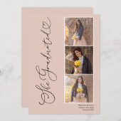 Modern Photo Collage Script-Afstuderen Aankondiging (Voorkant / Achterkant)
