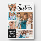 Modern Photo Collage Sisters Fotoplaat (voorkant)