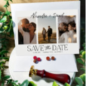 Modern Photo Collage Wedding Save The Date