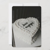 Modern Photo Engagement Ceremony Invitation Kaart (Achterkant)