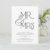 Modern Photo Engagement Invitation Kaart (Staand voorkant)