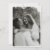 Modern Photo Engagement Invitation Kaart (Achterkant)