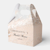 Modern, Photo, Glitter Bruiloftsfeestje  Bedankdoosjes (Voorkant Zijde)