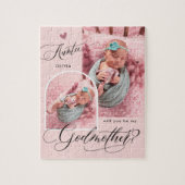 Modern Photo Godmoeder-voorstel Legpuzzel (Verticaal)