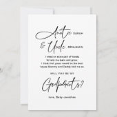 Modern Photo Godparent Voorstel (Achterkant)