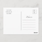 Modern Photo Graduation Party Invitation Briefkaar Briefkaart (Achterkant)