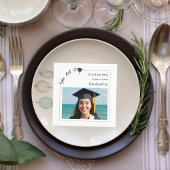 Modern photo Graduation Party Servet