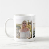 Modern Photo Grid Afstuderen Custom Koffiemok (Links)