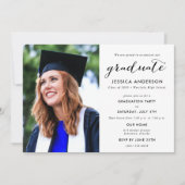 Modern Photo High School Afstuderen Kaart (Voorkant)