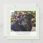 Modern Photo Holiday Card Feestdagenkaart (Voorkant)