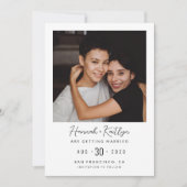 Modern Photo LGBTQ Save The Date (Voorkant)