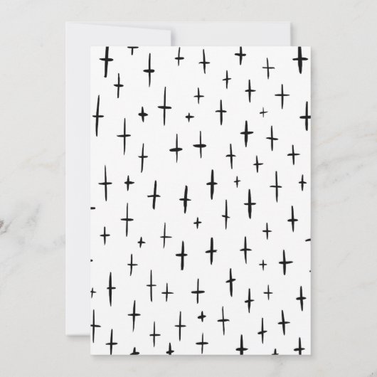 Modern Photo lijst Bewaar de datum Save The Date (Achterkant)