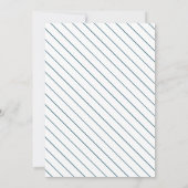 Modern Photo Lijst Blauwgroen Blauw Afstuderen Aankondiging (Achterkant)