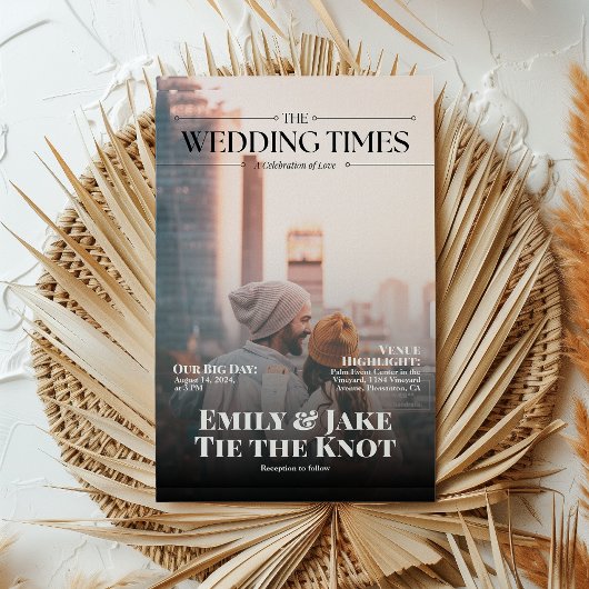 Modern Photo Magazine Hoesje QR-code Kaart