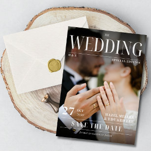 Modern Photo Magazine Hoesje Sla de datum op Kaart