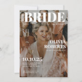 Modern Photo Magazine Hoesje Vrijgezellenfeest Kaart (Voorkant)