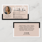 Modern Photo Notary Signing Agent Visitekaartje (Voorkant / Achterkant)