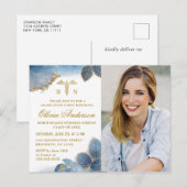 Modern PHOTO Nursing School Afstuderen Briefkaart (Voorkant / Achterkant)