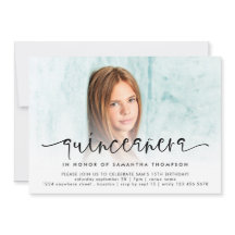 Modern Photo Overlay Script Quinceañera
