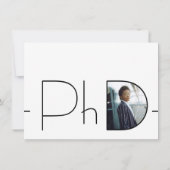 Modern Photo PhD-Afstuderen Kaart (Achterkant)