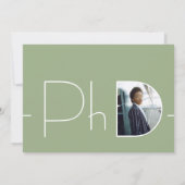 Modern Photo PhD-Afstuderen Kaart (Achterkant)