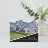 Modern Photo Real Estate Marketing Briefkaart (Staand voorkant)