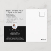 Modern Photo Real Estate Marketing Briefkaart (Achterkant)