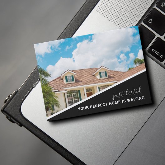 Modern Photo Real Estate Marketing Briefkaart