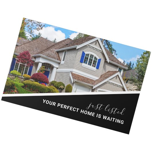 Modern Photo Real Estate Marketing Briefkaart