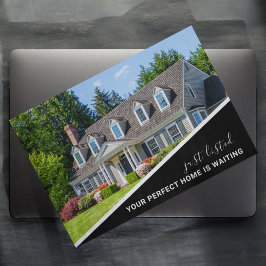 Modern Photo Real Estate Marketing Briefkaart