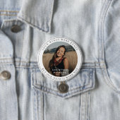 Modern Photo Remembrance Memorial Ronde Button 7,6 Cm (In situ)