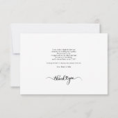 Modern Photo Script Wedding Bedankkaart (Achterkant)